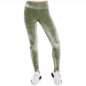 Victoria’s Secret PINK velvet green leggings